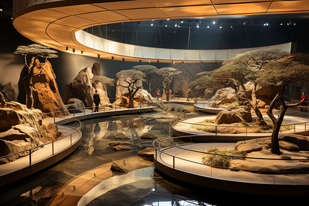 大美秋景博物馆自然之美设计图片
