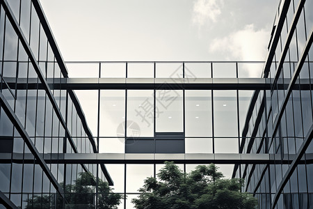 玻璃商务建筑背景图片