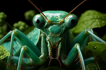 大自然螳螂的细节图片