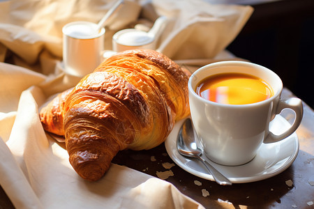 美味的法式早餐图片