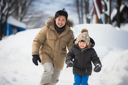 雪乐园冬日乐园背景