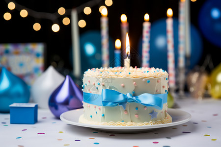 生日红酒蜡烛蛋糕美味的生日蛋糕背景