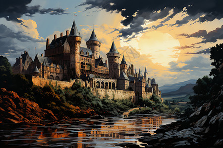 古堡的城堡图片