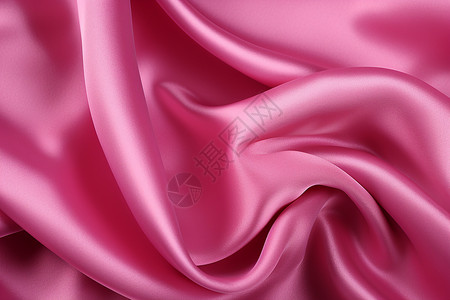 粉色丝绸的窗帘背景图片