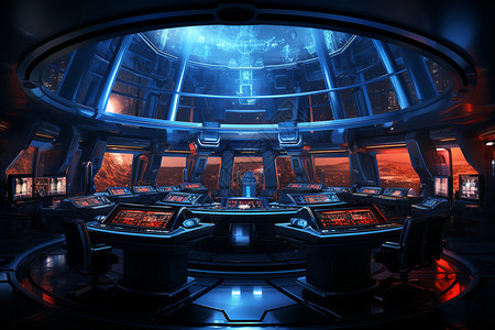 星际控制室背景图片