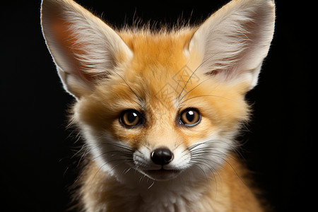 毛茸茸的狐狸图片