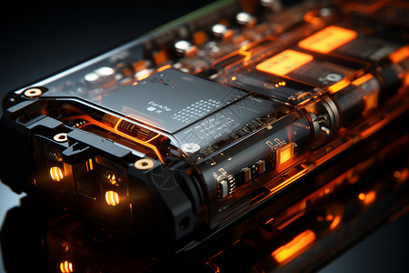 创新未来的三元锂电池背景图片
