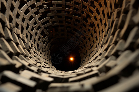 精确主义的光明隧道背景图片