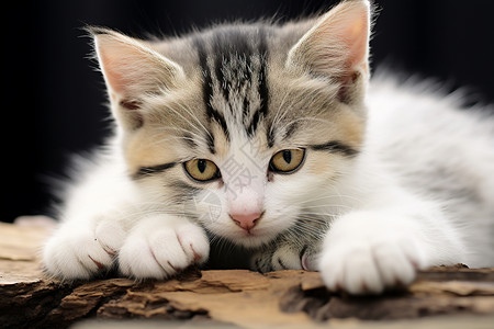 悲伤表情的猫咪图片