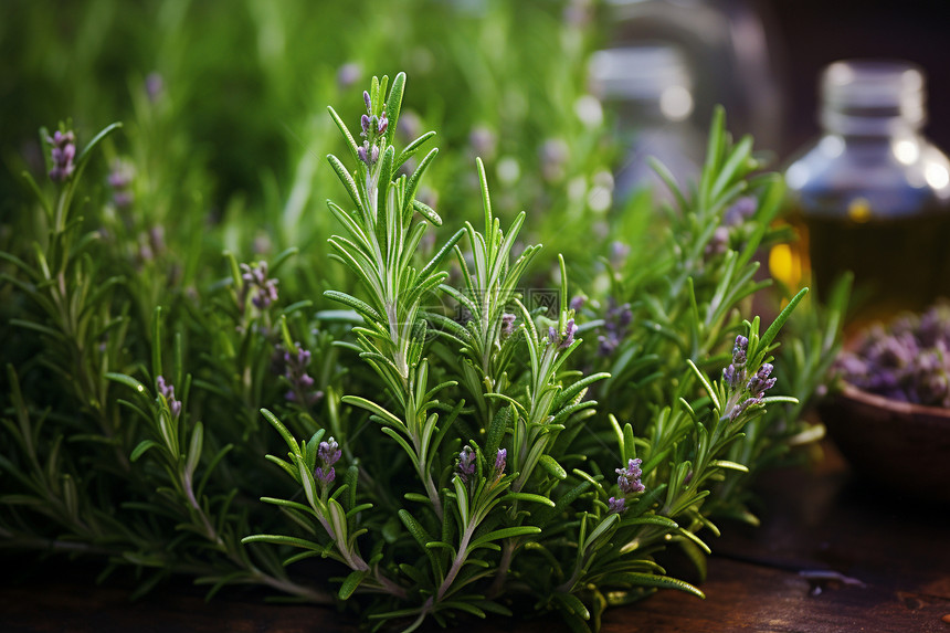 花园里芳香的植物图片