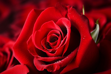 漂亮的红色玫瑰图片