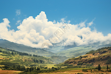 美丽的山脉风景图片