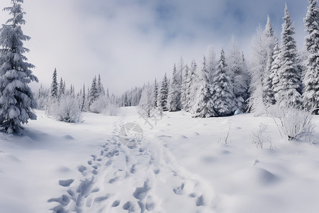 冰雪之旅冰雪奇幻之旅背景