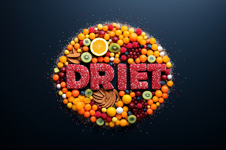 食品糖果素材健康的食品水果设计图片