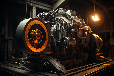 工业机械发动机图片