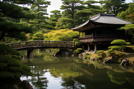日本庭院建筑图片