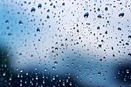 模拟雨点雨天的玻璃背景