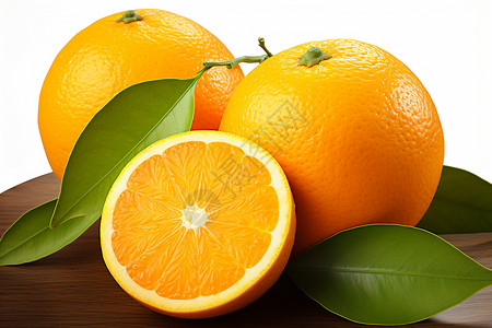 甘甜可口的橙子背景图片