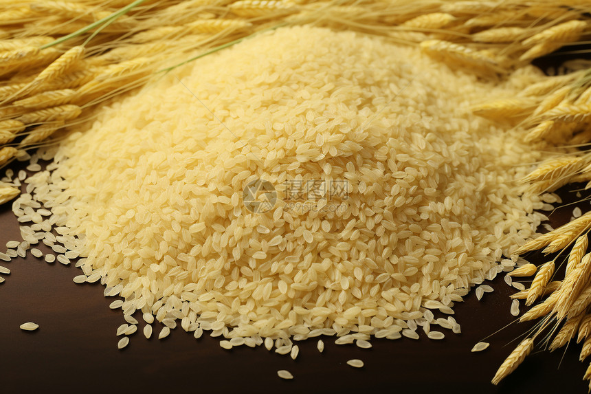 健康的食物大米图片