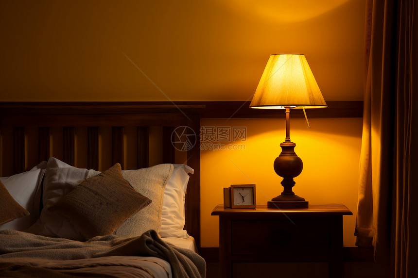 卧室内的灯具图片