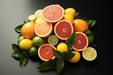 营养丰富的水果背景图片