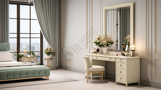 现代卧室设计背景图片