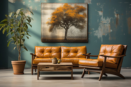 古典风时尚传统木质家具背景图片