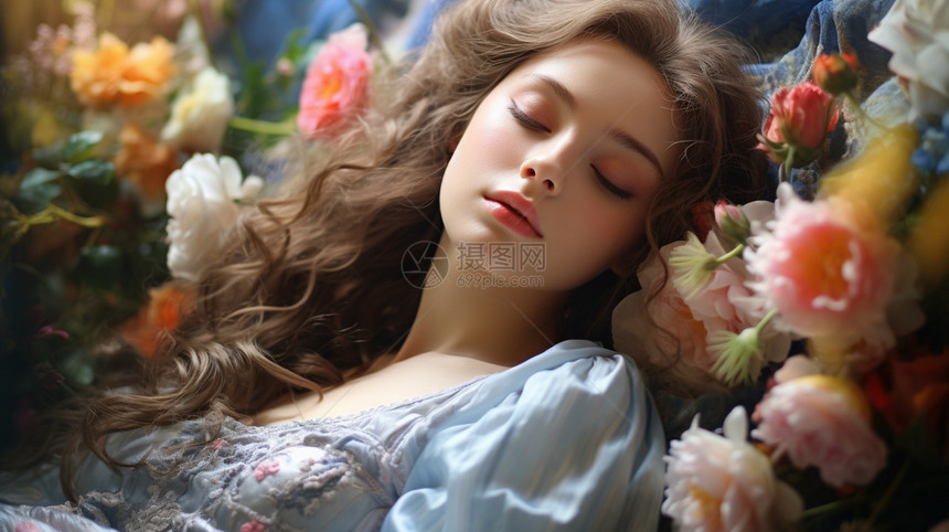 童话中的睡美人图片