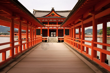 神田神社红色朱色高清图片