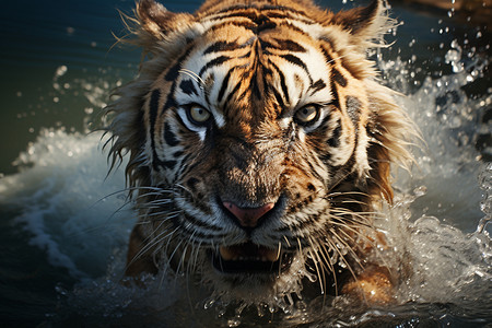 凶猛的老虎图片