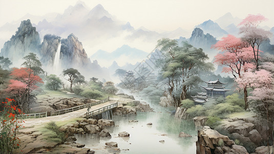 水墨中国画图片