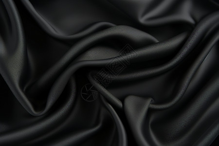 柔滑的黑色丝绸图片
