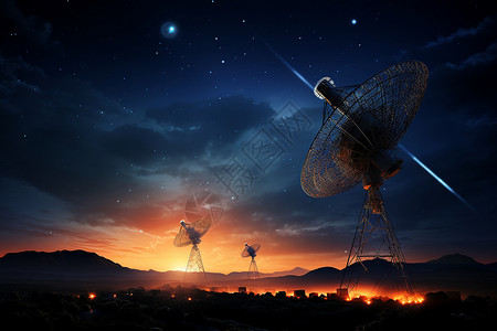 无线卫星通讯站设计图片