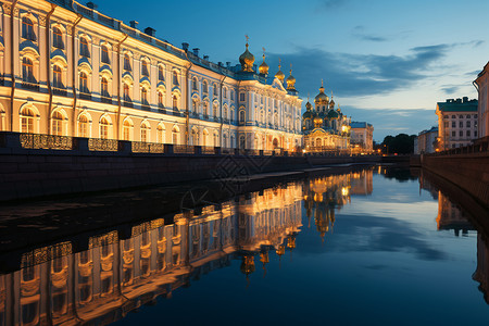 美丽的圣彼得堡景观图片