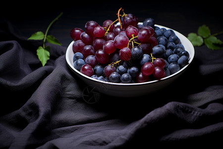 夏季美味的葡萄水果图片