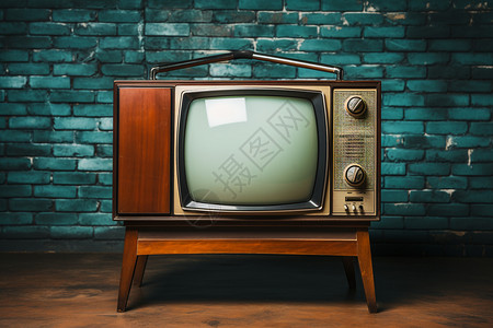 怀旧复古的电视机背景图片