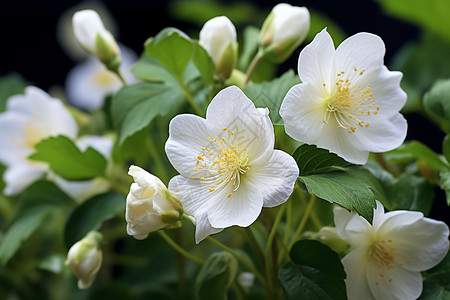 白色茉莉花图片