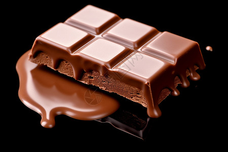 香甜的巧克力背景图片