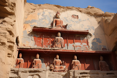 传统的佛教雕塑图片