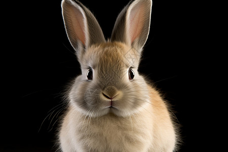 毛茸茸的宠物兔子图片