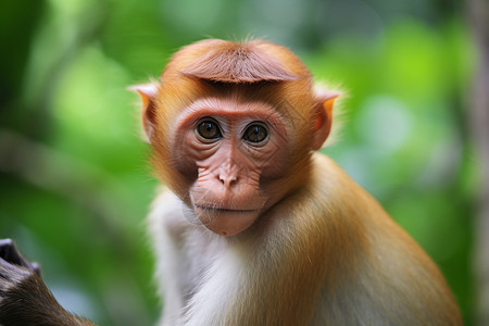 森林中的可爱猴子图片