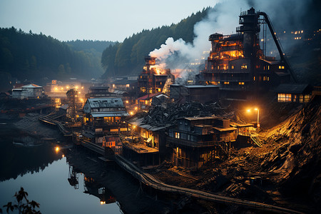 煤炭小镇图片