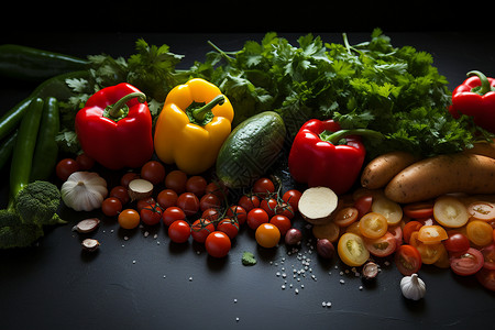 鲜活食品鲜活的蔬果背景