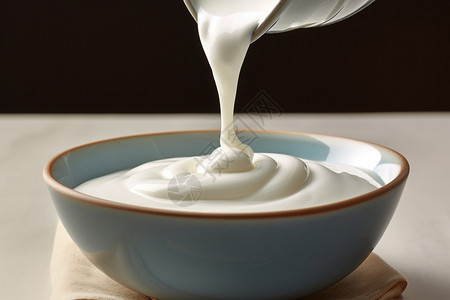 美味的希腊酸奶高清图片