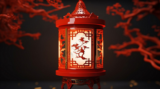 中国风灯笼背景图片