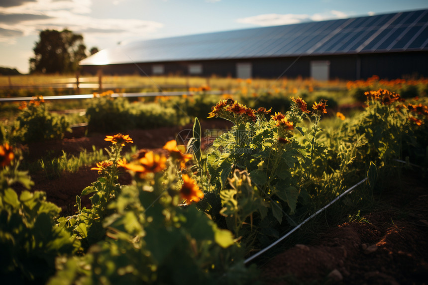 太阳能农业种植图片