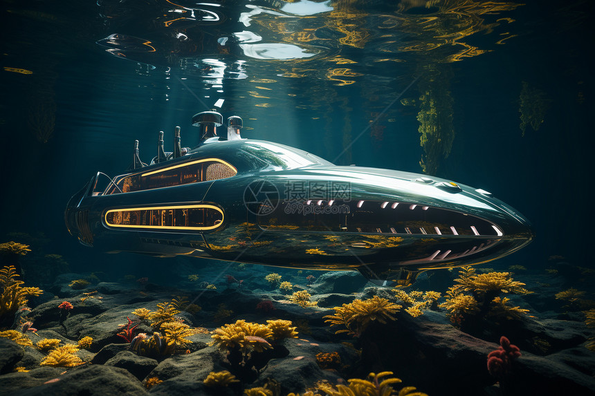 海底潜艇图片