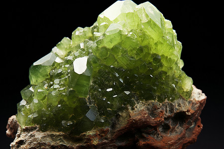 绿色的矿石背景图片