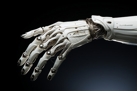 网络机器人机械手臂照片背景
