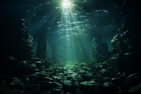神秘的水下世界图片